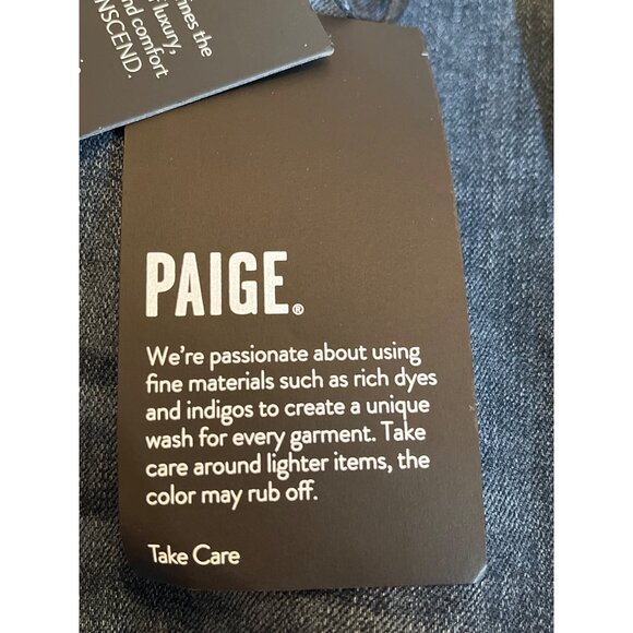 Paige Mens Lennox Slim Fit Denim Jeans Transcend Fabric size 33 $199 NWT Stretch - Picture 8 of 15